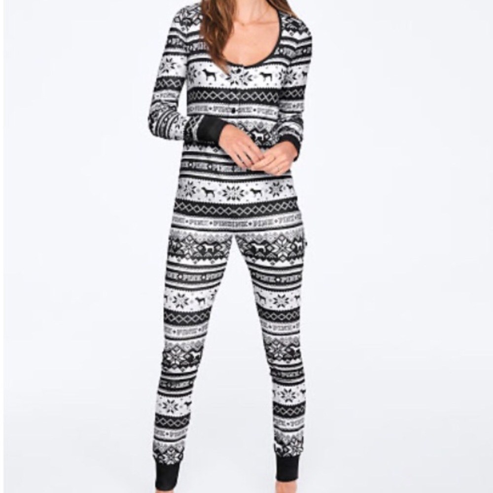 PINK VS Sleep One-Piece/Onesie - Picture 1 of 7